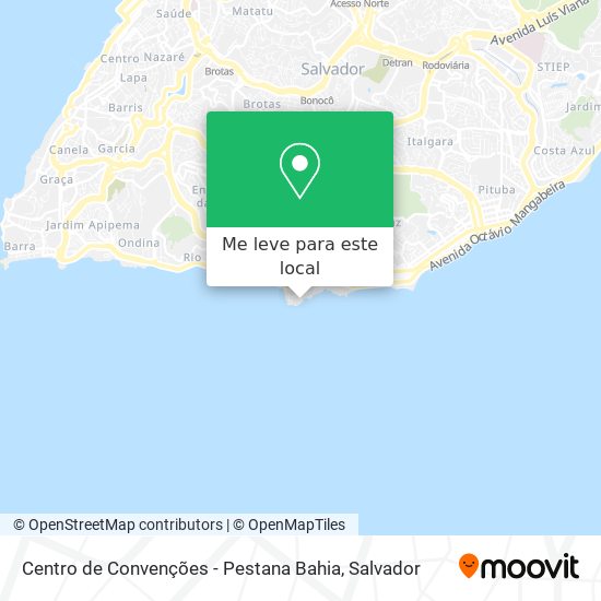 Centro de Convenções - Pestana Bahia mapa
