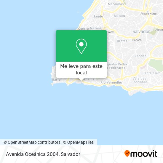 Avenida Oceânica 2004 mapa