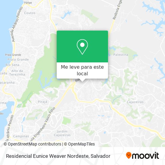 Residencial Eunice Weaver Nordeste mapa