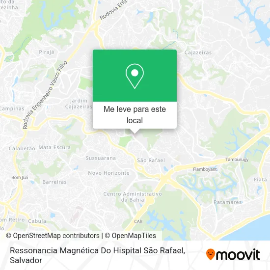 Ressonancia Magnética Do Hispital São Rafael mapa