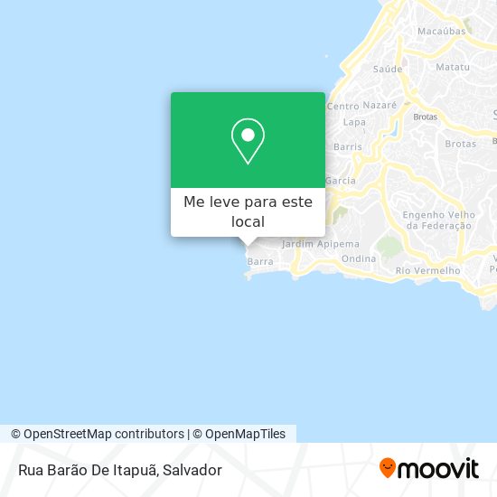 Rua Barão De Itapuã mapa