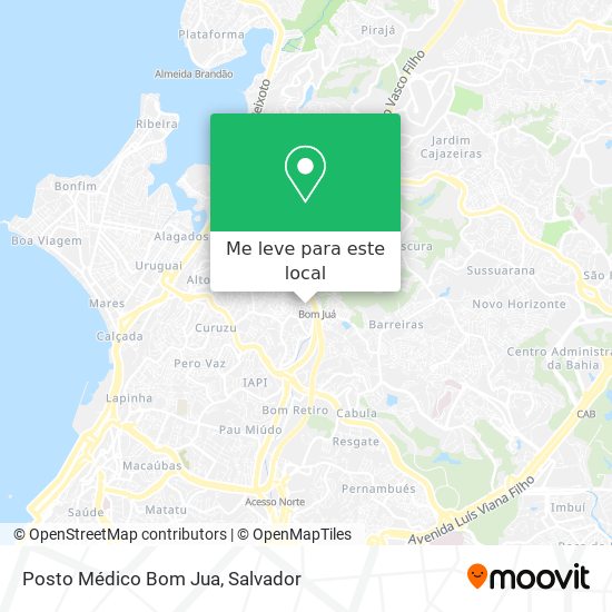 Posto Médico Bom Jua mapa