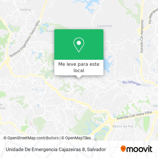 Unidade De Emergencia Cajazeiras 8 mapa