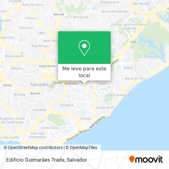 Edifício Guimarães Trade mapa