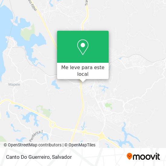 Canto Do Guerreiro mapa