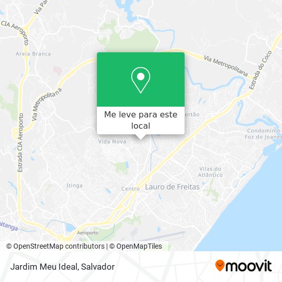Jardim Meu Ideal mapa