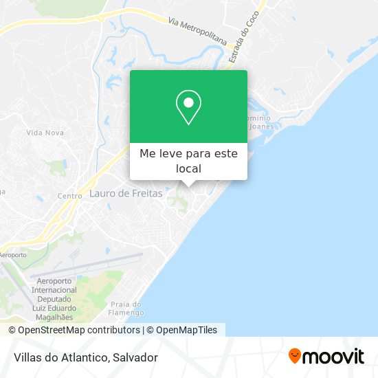 Villas do Atlantico mapa
