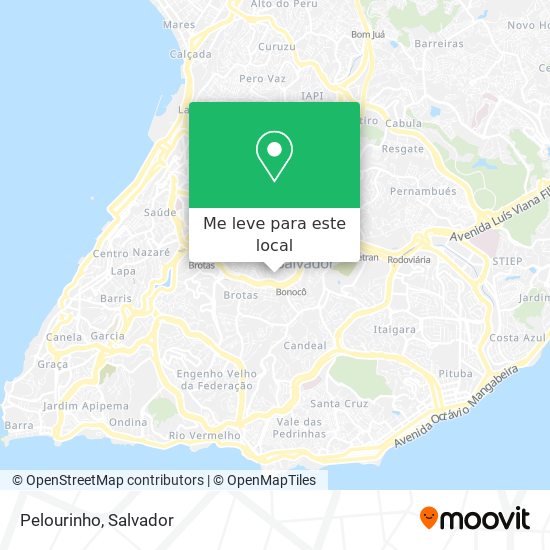 Pelourinho mapa