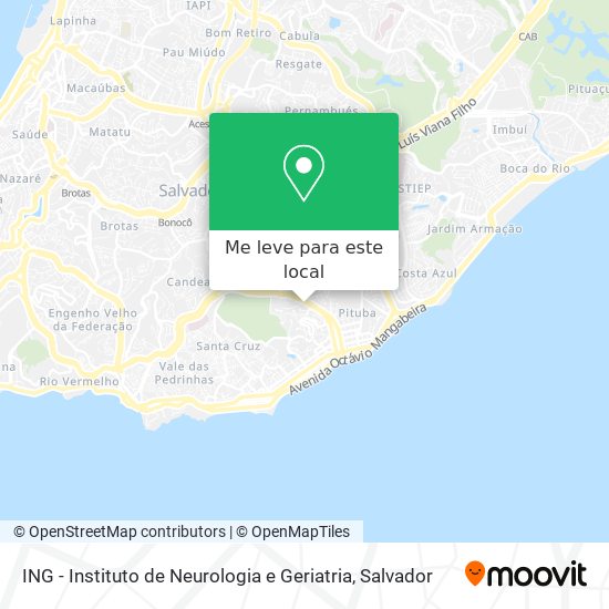 ING - Instituto de Neurologia e Geriatria mapa