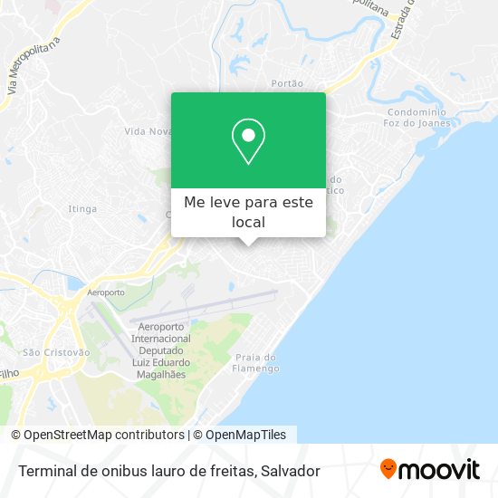 Terminal de onibus lauro de freitas mapa