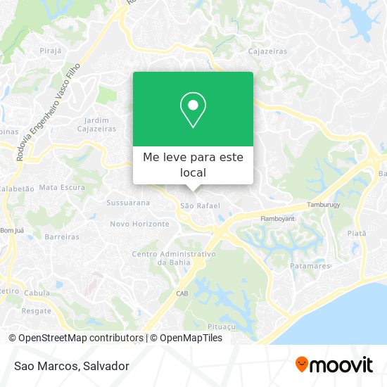 Sao Marcos mapa