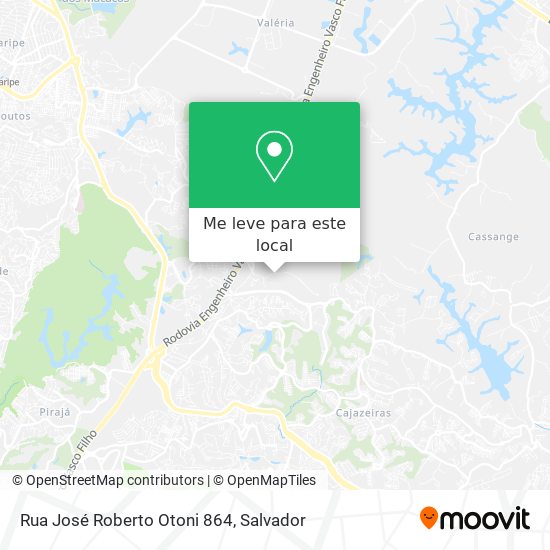 Rua José Roberto Otoni 864 mapa