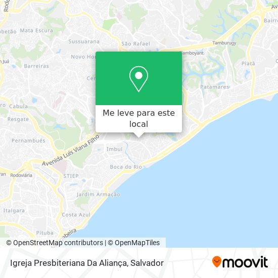Igreja Presbiteriana Da Aliança mapa