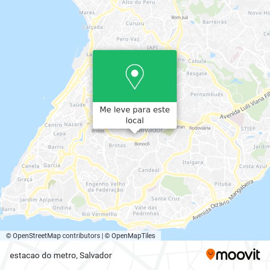estacao do metro mapa
