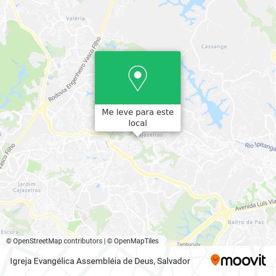 Igreja Evangélica Assembléia de Deus mapa