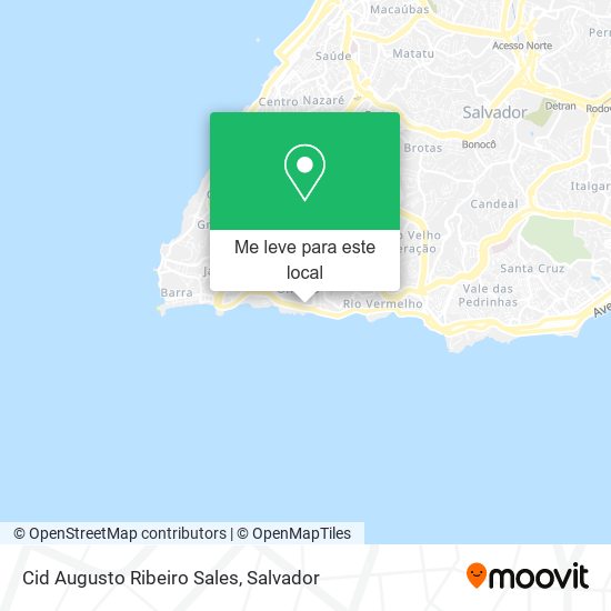 Cid Augusto Ribeiro Sales mapa