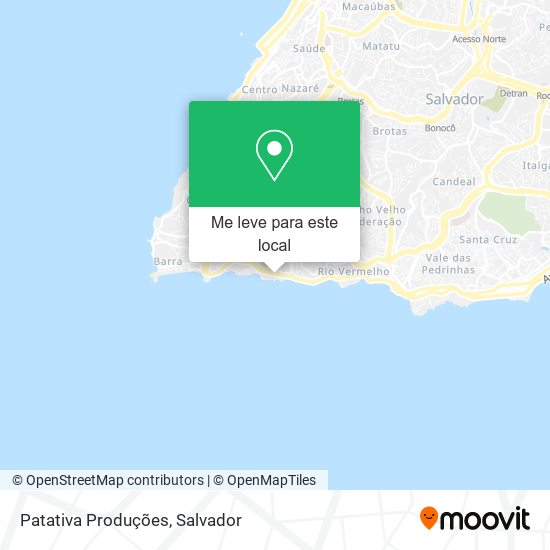 Patativa Produções mapa