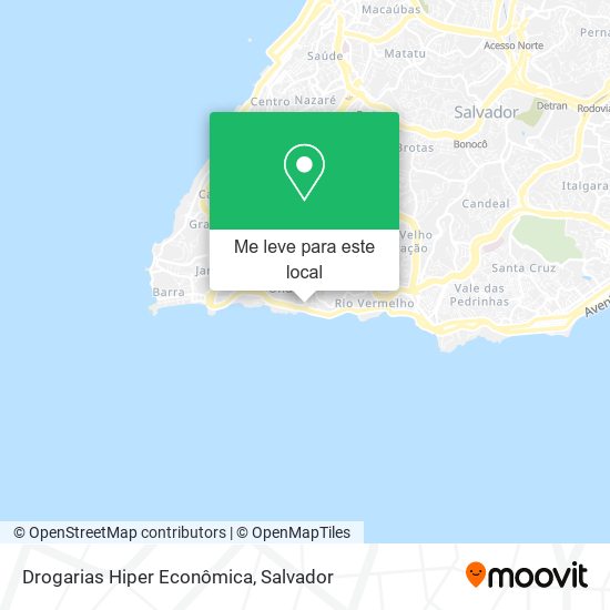 Drogarias Hiper Econômica mapa