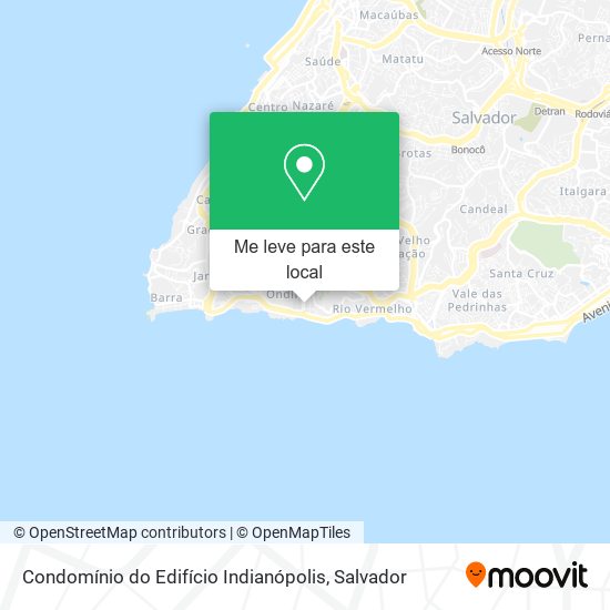 Condomínio do Edifício Indianópolis mapa