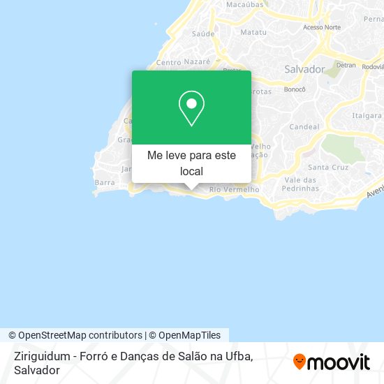 Ziriguidum - Forró e Danças de Salão na Ufba mapa