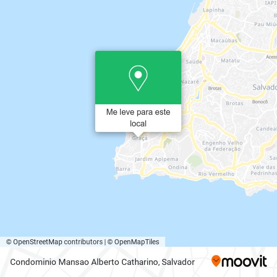 Condominio Mansao Alberto Catharino mapa
