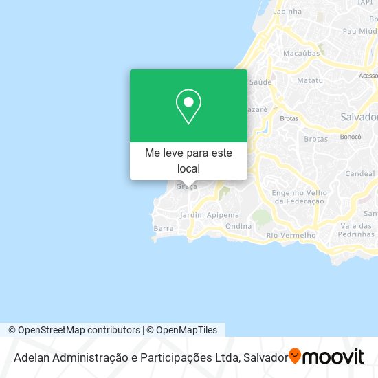 Adelan Administração e Participações Ltda mapa