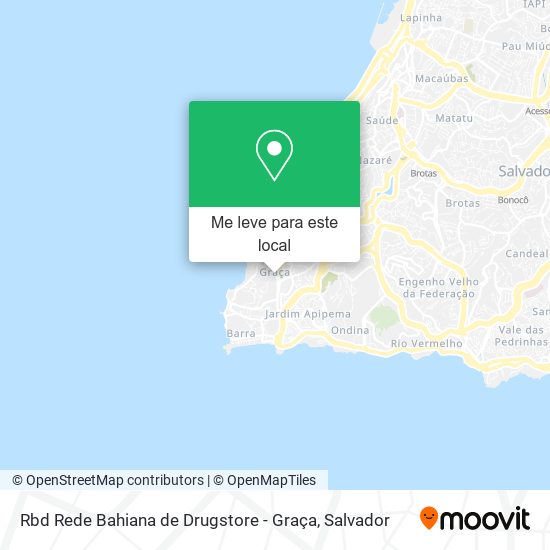Rbd Rede Bahiana de Drugstore - Graça mapa