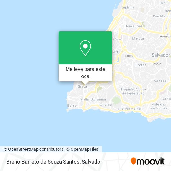 Breno Barreto de Souza Santos mapa