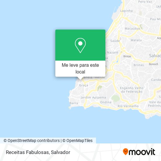 Receitas Fabulosas mapa