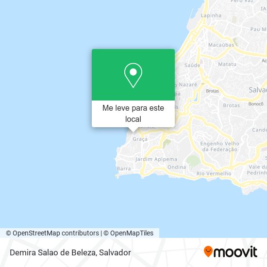 Demira Salao de Beleza mapa