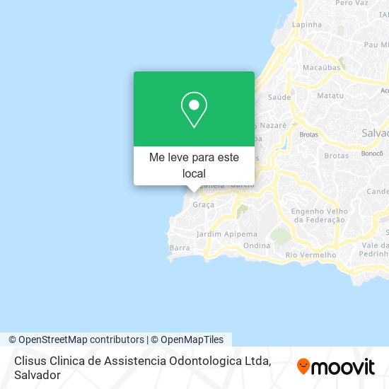 Clisus Clinica de Assistencia Odontologica Ltda mapa