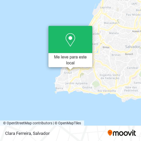 Clara Ferreira mapa