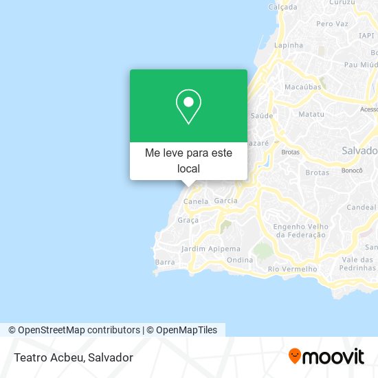 Teatro Acbeu mapa