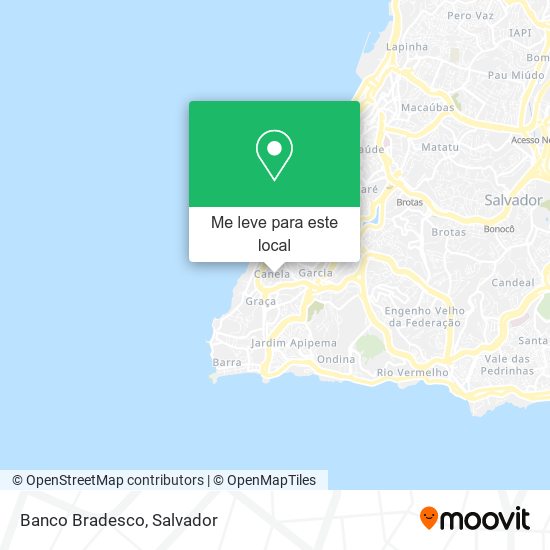 Banco Bradesco mapa