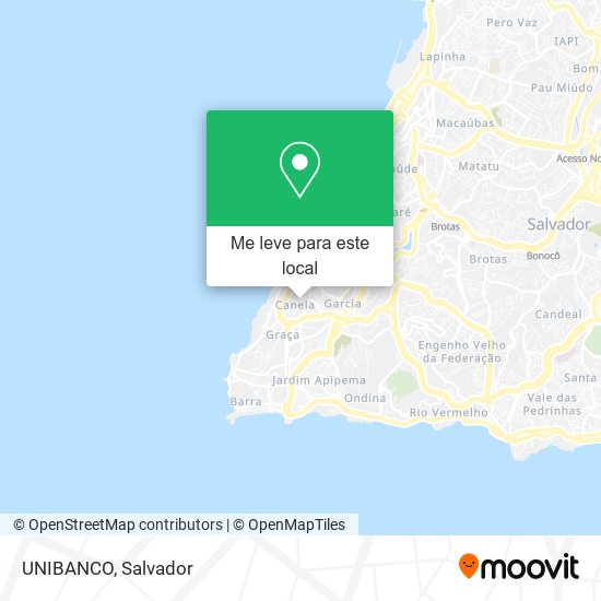 UNIBANCO mapa