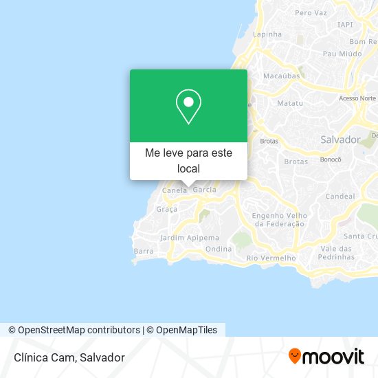 Clínica Cam mapa