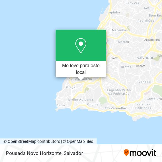 Pousada Novo Horizonte mapa