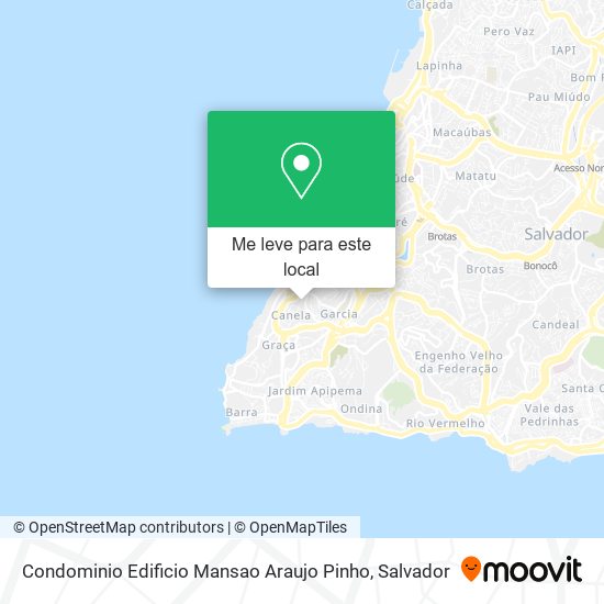 Condominio Edificio Mansao Araujo Pinho mapa