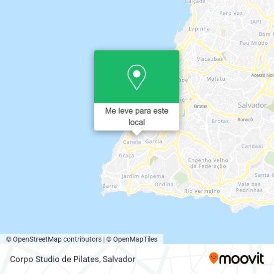 Corpo Studio de Pilates mapa