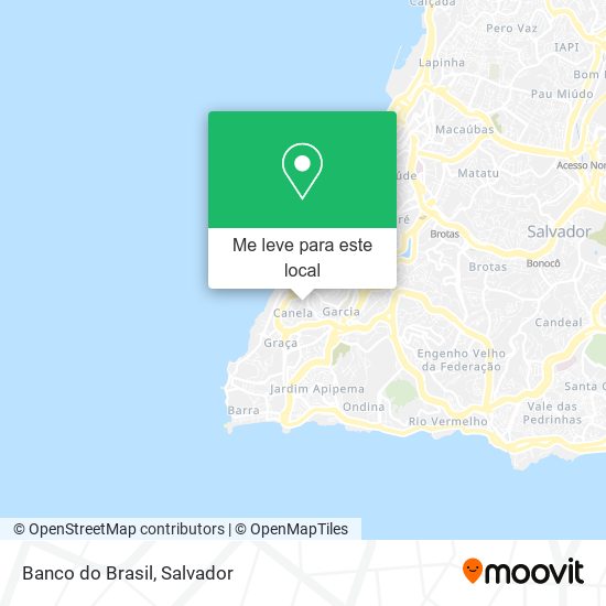 Banco do Brasil mapa