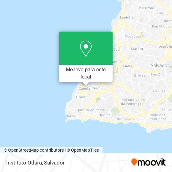 Instituto Odara mapa