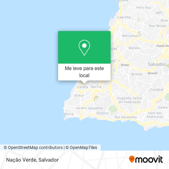 Nação Verde mapa