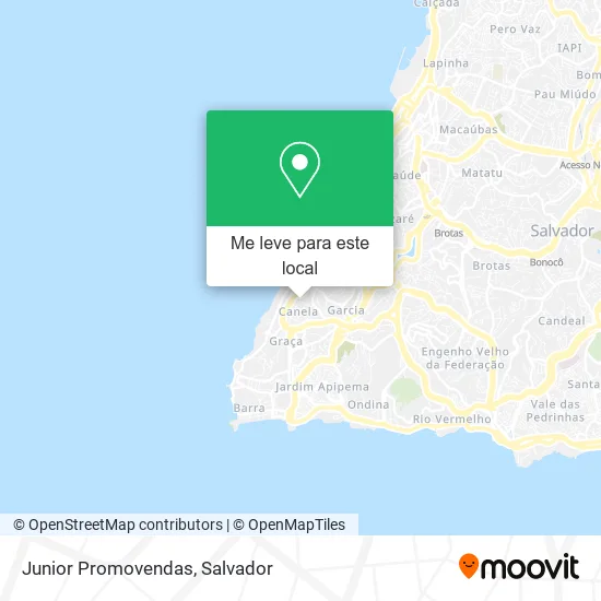 Junior Promovendas mapa