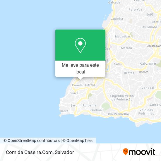 Comida Caseira.Com mapa