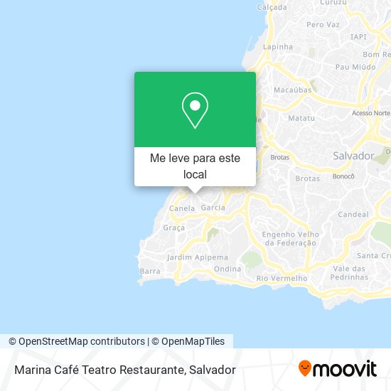 Marina Café Teatro Restaurante mapa