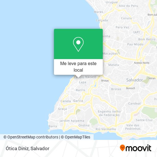 Ótica Diniz mapa