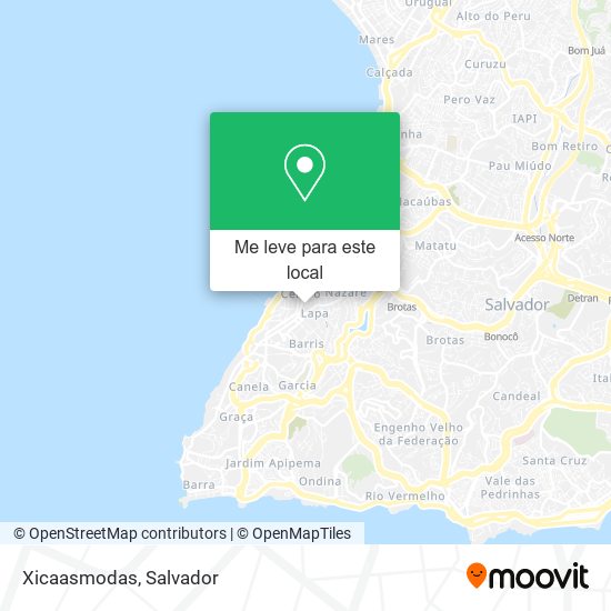 Xicaasmodas mapa