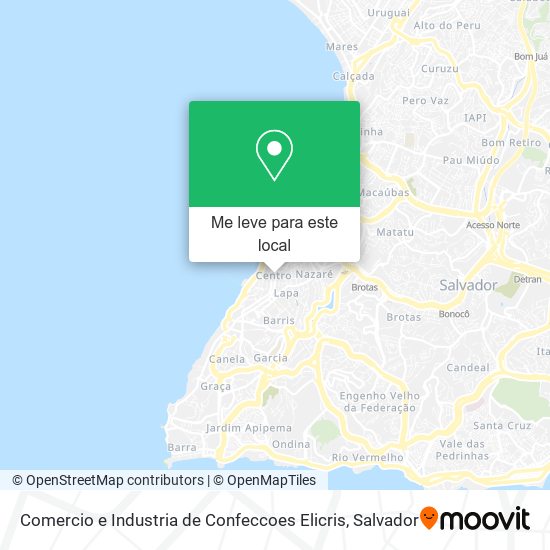 Comercio e Industria de Confeccoes Elicris mapa