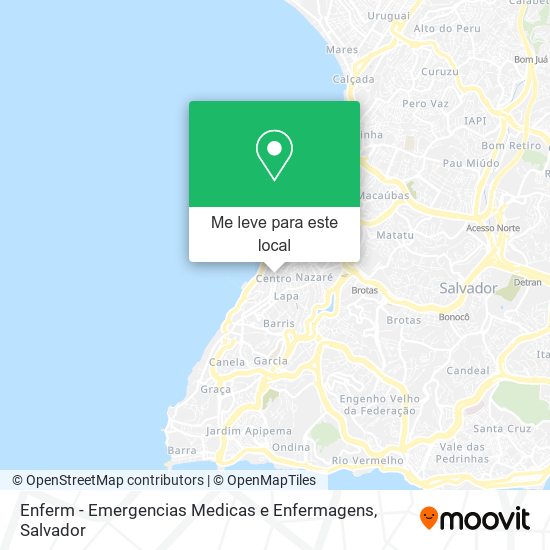 Enferm - Emergencias Medicas e Enfermagens mapa