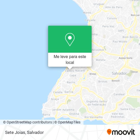 Sete Joias mapa